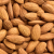 Almonds and water